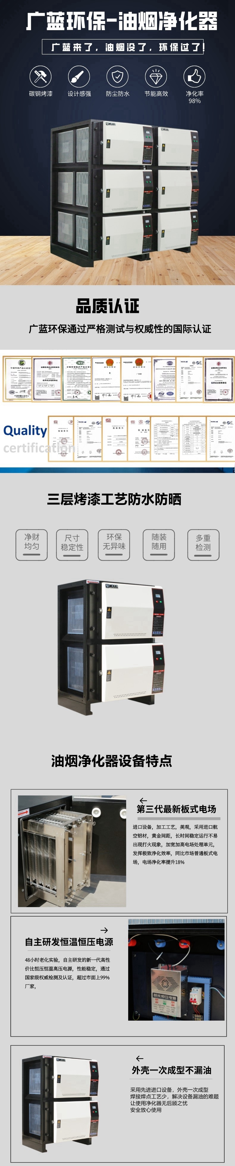 廣藍環(huán)保油煙凈化器產(chǎn)品介紹